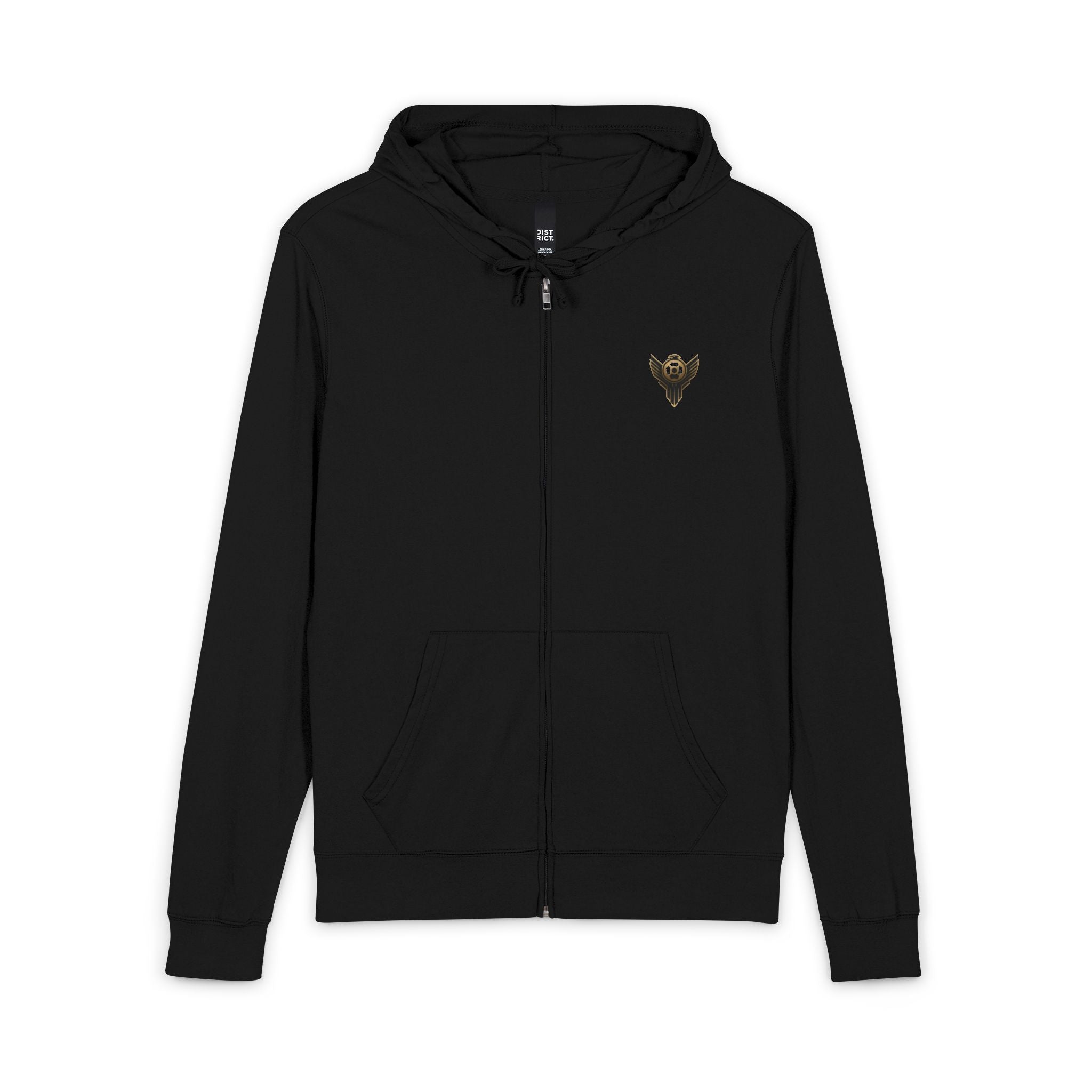 District® Unisex Jersey Full-Zip Hoodie