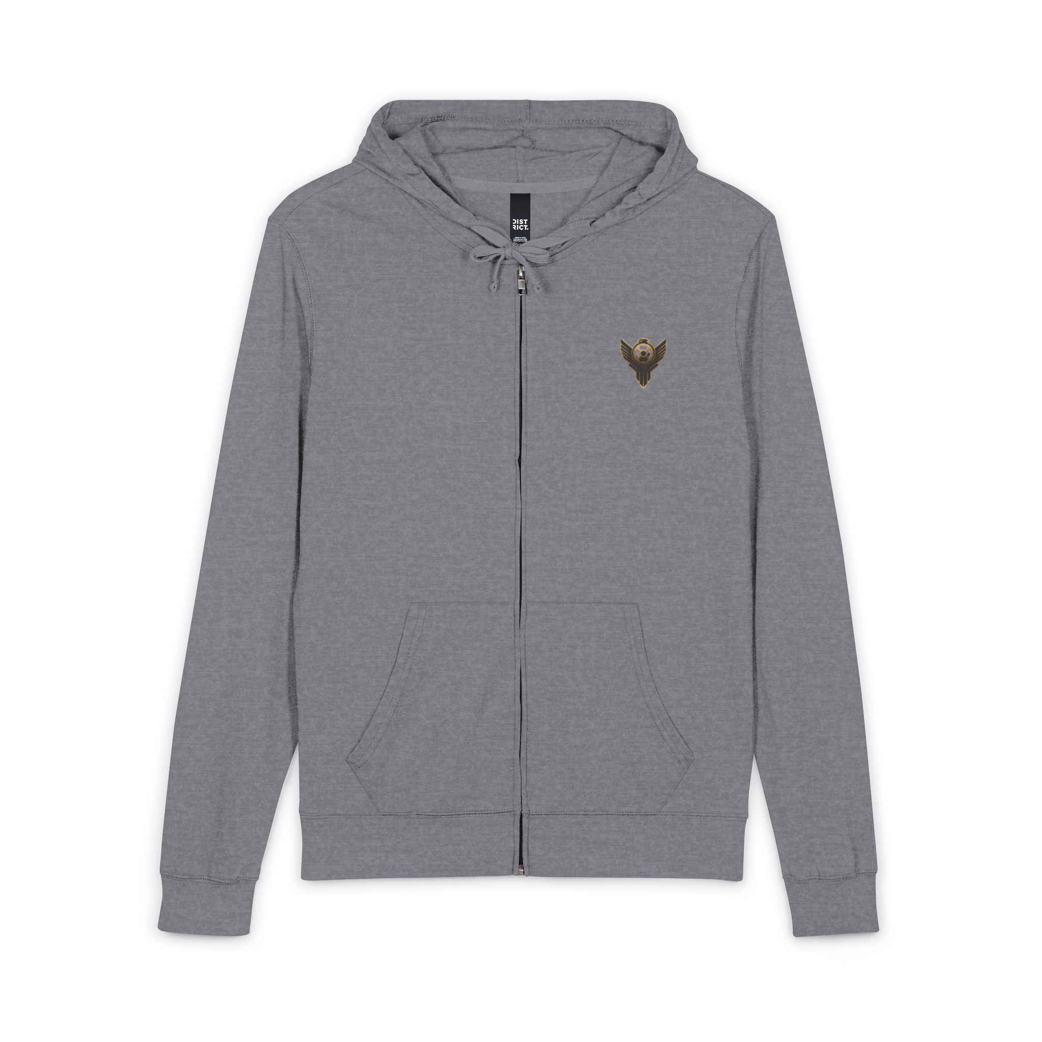 District® Unisex Jersey Full-Zip Hoodie